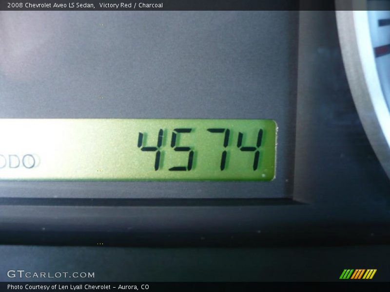 Victory Red / Charcoal 2008 Chevrolet Aveo LS Sedan