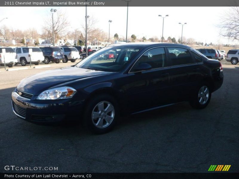 Imperial Blue Metallic / Ebony 2011 Chevrolet Impala LT