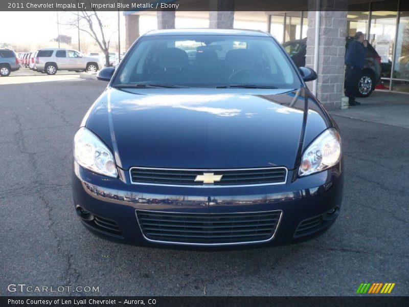 Imperial Blue Metallic / Ebony 2011 Chevrolet Impala LT