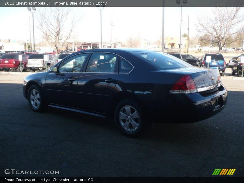 Imperial Blue Metallic / Ebony 2011 Chevrolet Impala LT