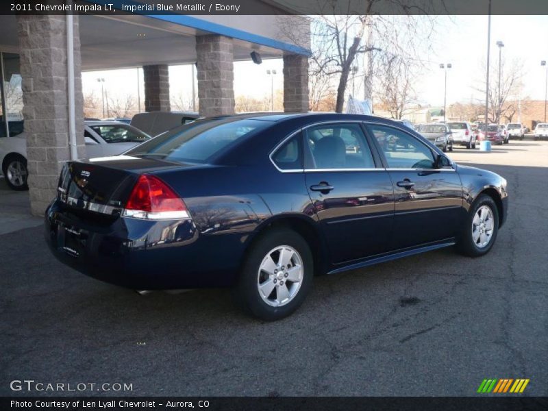 Imperial Blue Metallic / Ebony 2011 Chevrolet Impala LT