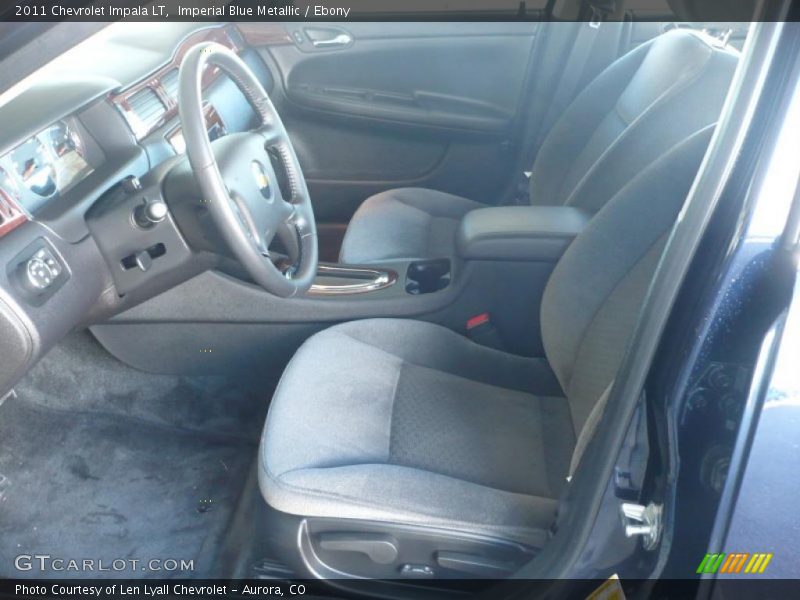 Imperial Blue Metallic / Ebony 2011 Chevrolet Impala LT
