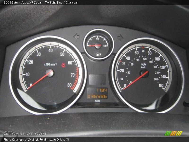  2008 Astra XR Sedan XR Sedan Gauges