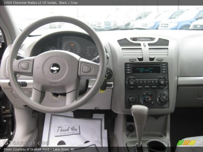 Black / Gray 2004 Chevrolet Malibu LS V6 Sedan