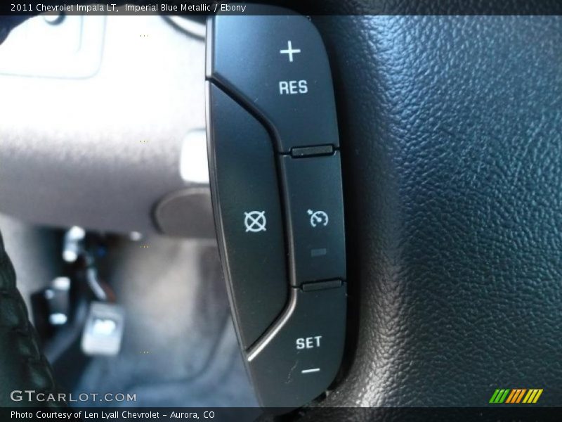 Imperial Blue Metallic / Ebony 2011 Chevrolet Impala LT
