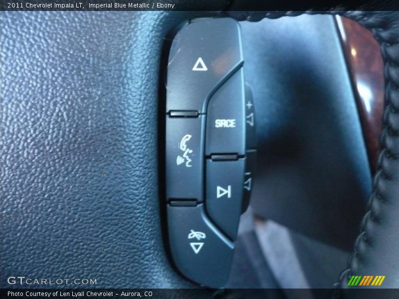 Imperial Blue Metallic / Ebony 2011 Chevrolet Impala LT