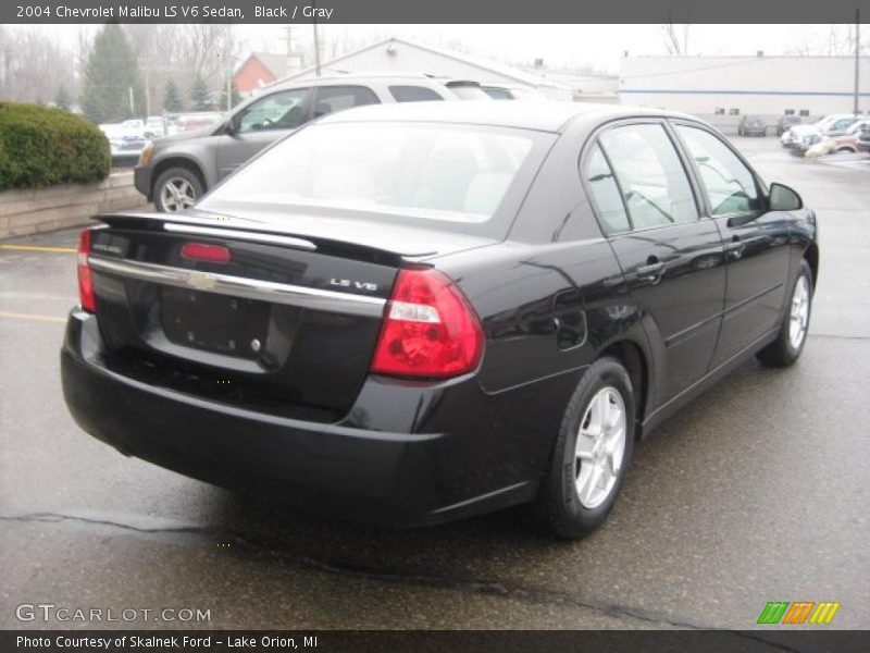 Black / Gray 2004 Chevrolet Malibu LS V6 Sedan