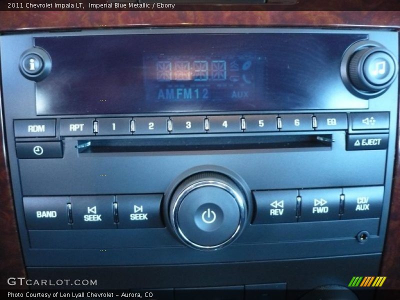 Imperial Blue Metallic / Ebony 2011 Chevrolet Impala LT