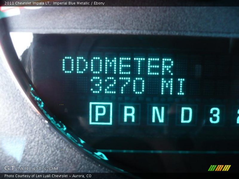 Imperial Blue Metallic / Ebony 2011 Chevrolet Impala LT