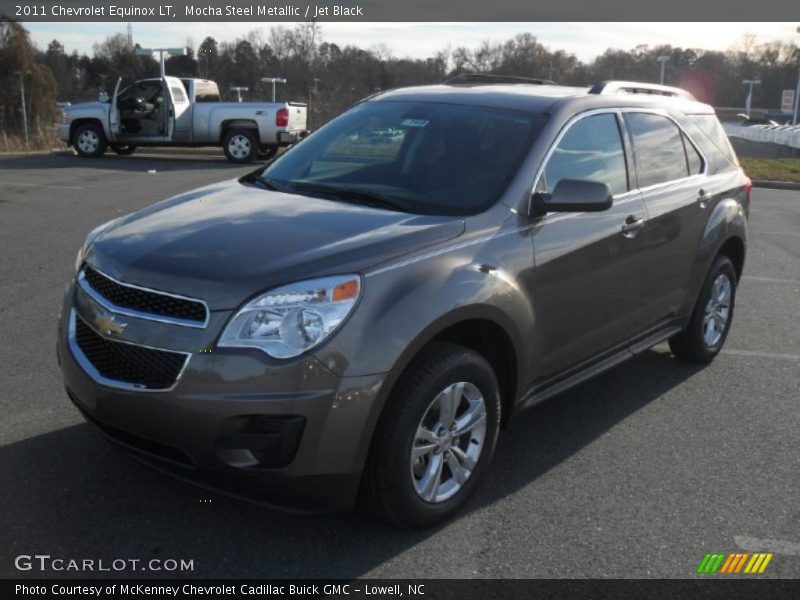 Mocha Steel Metallic / Jet Black 2011 Chevrolet Equinox LT