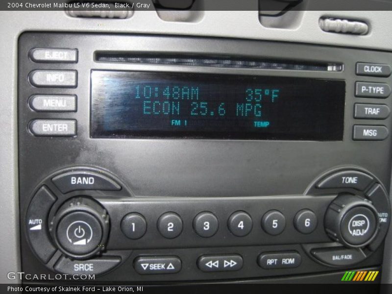 Controls of 2004 Malibu LS V6 Sedan