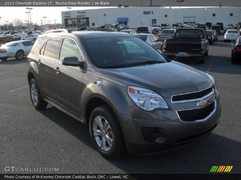 Mocha Steel Metallic / Jet Black 2011 Chevrolet Equinox LT