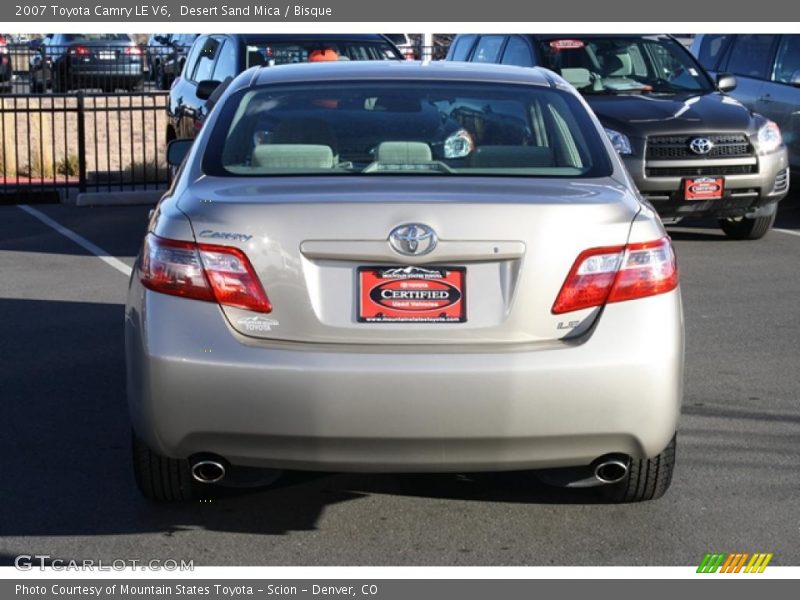 Desert Sand Mica / Bisque 2007 Toyota Camry LE V6
