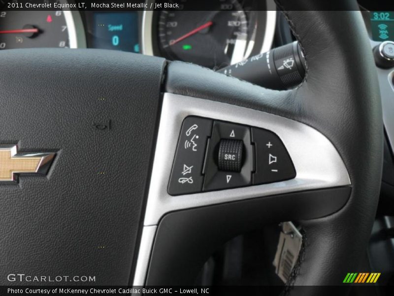 Mocha Steel Metallic / Jet Black 2011 Chevrolet Equinox LT