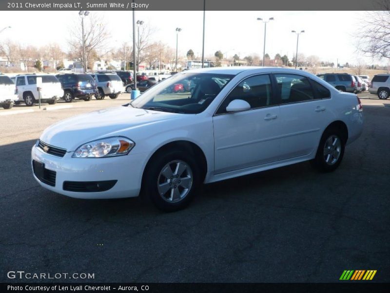 Summit White / Ebony 2011 Chevrolet Impala LT