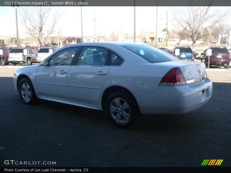 Summit White / Ebony 2011 Chevrolet Impala LT