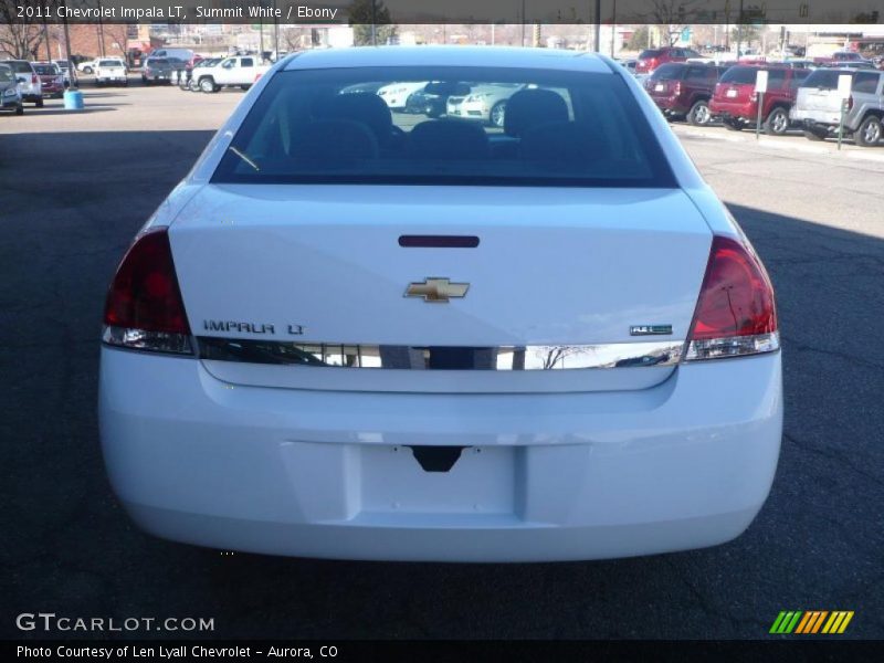 Summit White / Ebony 2011 Chevrolet Impala LT