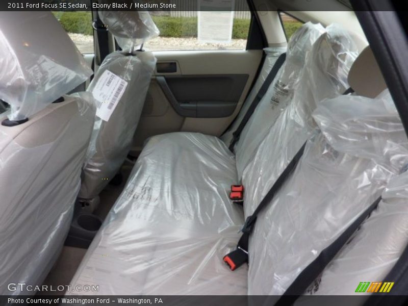 Ebony Black / Medium Stone 2011 Ford Focus SE Sedan