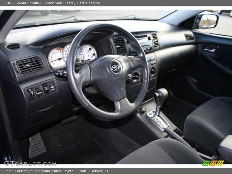 Dark Charcoal Interior - 2007 Corolla S 