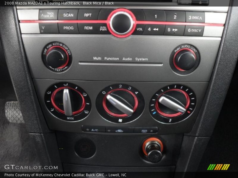 Controls of 2008 MAZDA3 s Touring Hatchback