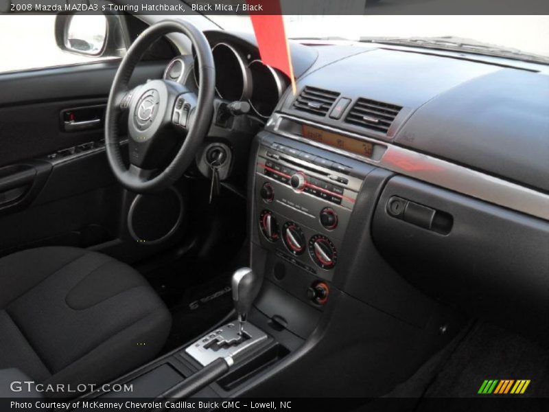  2008 MAZDA3 s Touring Hatchback Black Interior