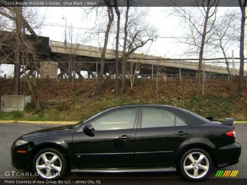 Onyx Black / Black 2003 Mazda MAZDA6 s Sedan