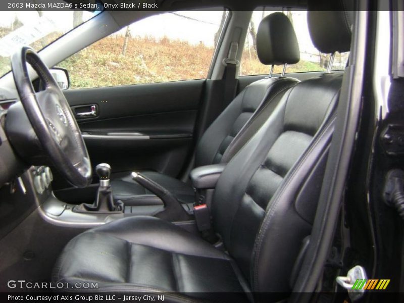  2003 MAZDA6 s Sedan Black Interior