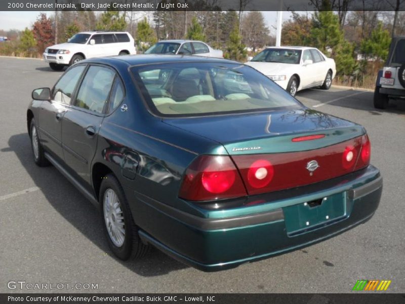 Dark Jade Green Metallic / Light Oak 2000 Chevrolet Impala