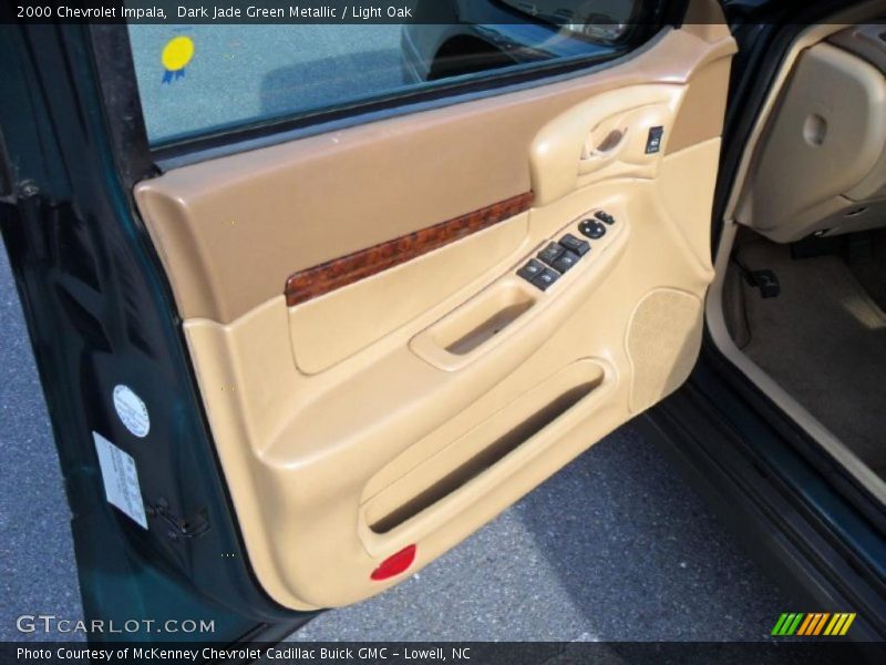 Dark Jade Green Metallic / Light Oak 2000 Chevrolet Impala