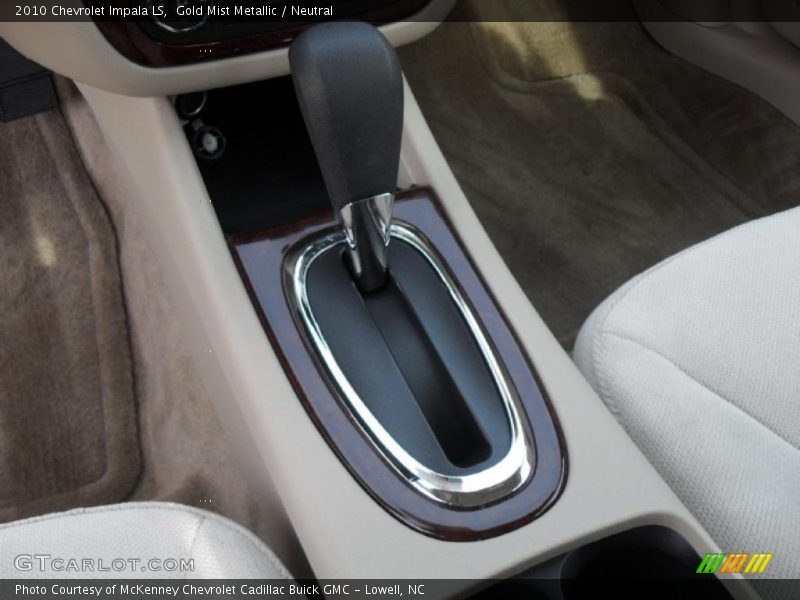 Gold Mist Metallic / Neutral 2010 Chevrolet Impala LS