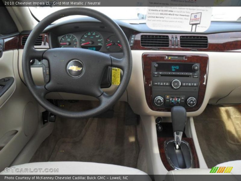 Gold Mist Metallic / Neutral 2010 Chevrolet Impala LS