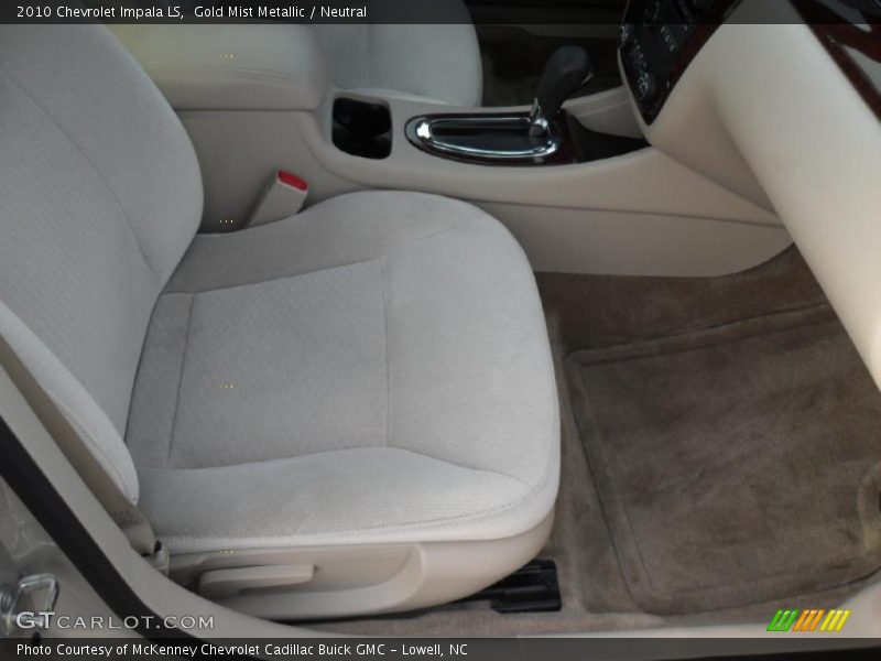 Gold Mist Metallic / Neutral 2010 Chevrolet Impala LS