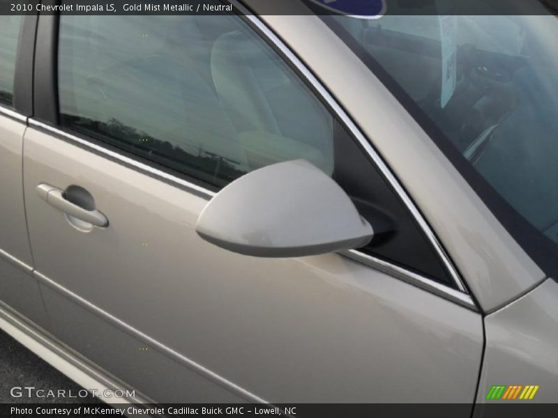 Gold Mist Metallic / Neutral 2010 Chevrolet Impala LS