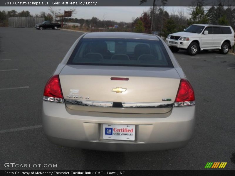 Gold Mist Metallic / Ebony 2010 Chevrolet Impala LT