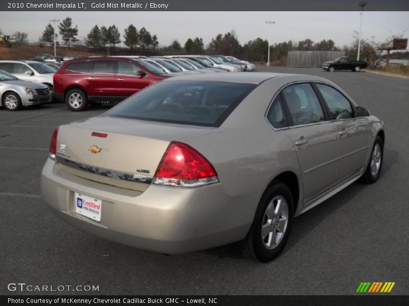 Gold Mist Metallic / Ebony 2010 Chevrolet Impala LT