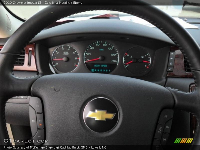 Gold Mist Metallic / Ebony 2010 Chevrolet Impala LT