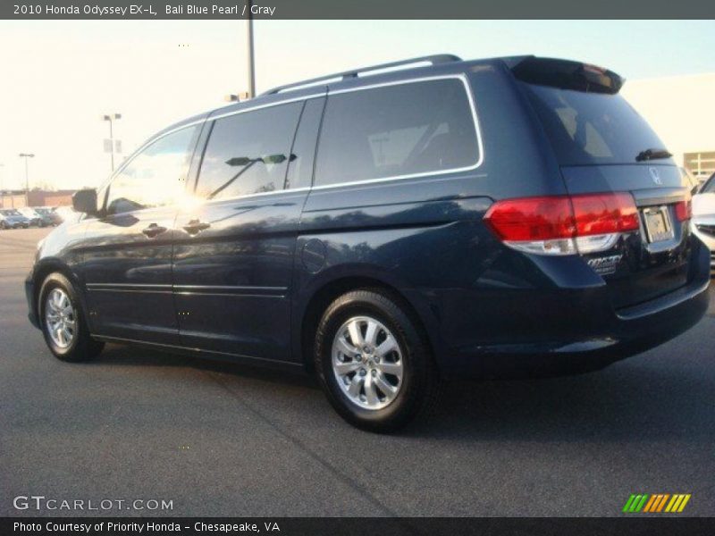 Bali Blue Pearl / Gray 2010 Honda Odyssey EX-L