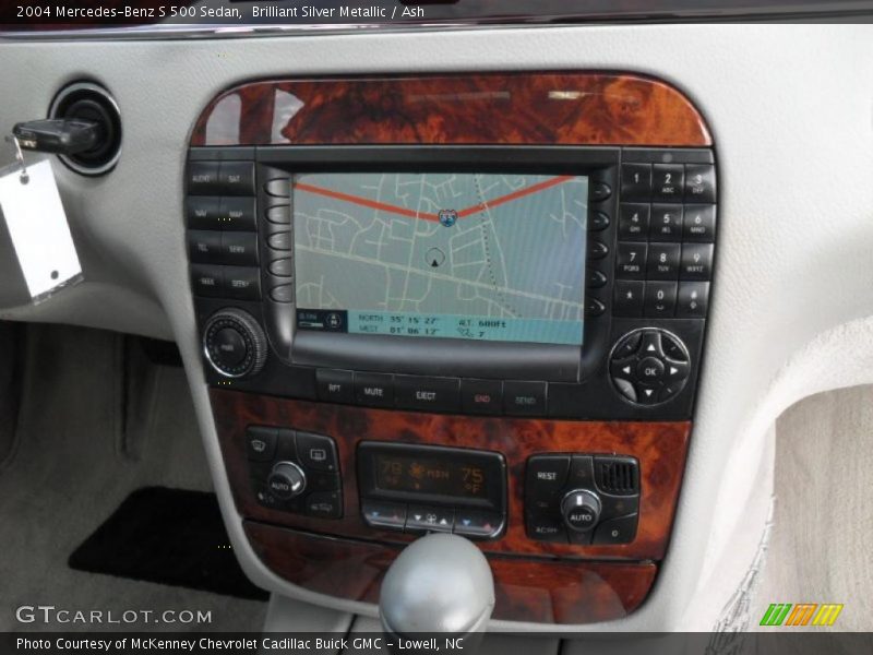 Navigation of 2004 S 500 Sedan