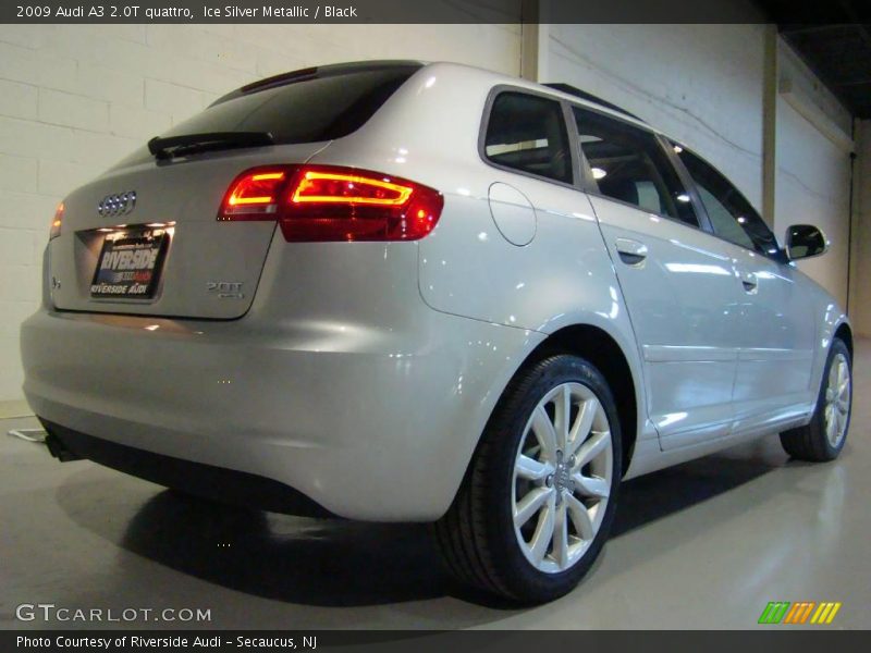 Ice Silver Metallic / Black 2009 Audi A3 2.0T quattro
