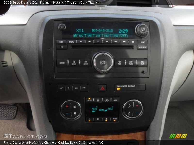 Platinum Metallic / Titanium/Dark Titanium 2008 Buick Enclave CXL