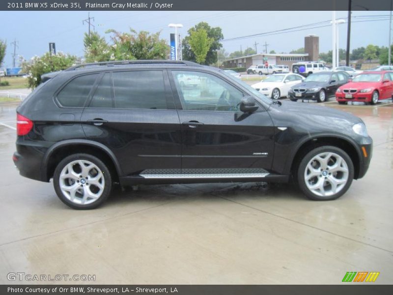 Platinum Gray Metallic / Oyster 2011 BMW X5 xDrive 35i