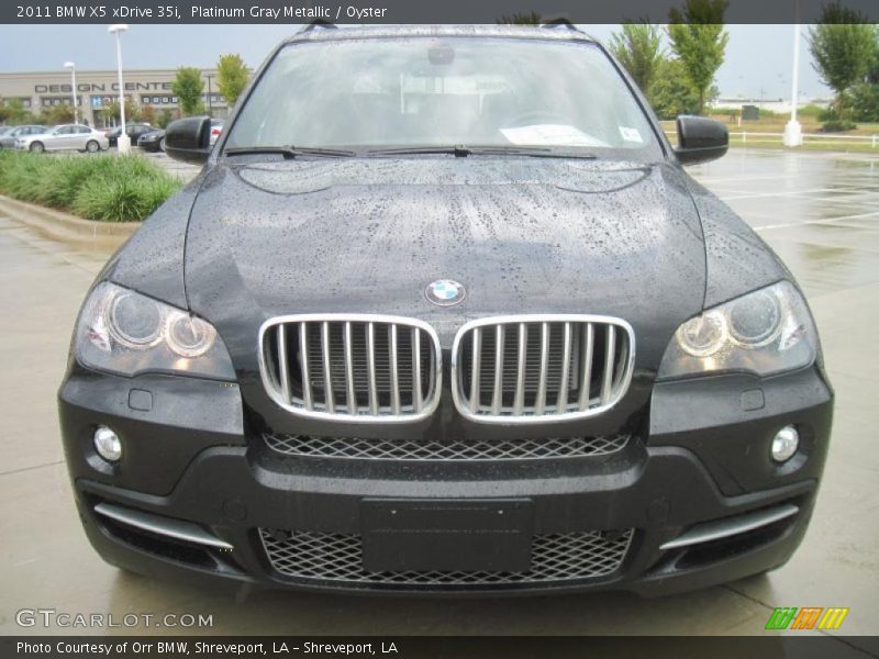 Platinum Gray Metallic / Oyster 2011 BMW X5 xDrive 35i