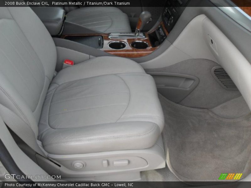 Platinum Metallic / Titanium/Dark Titanium 2008 Buick Enclave CXL