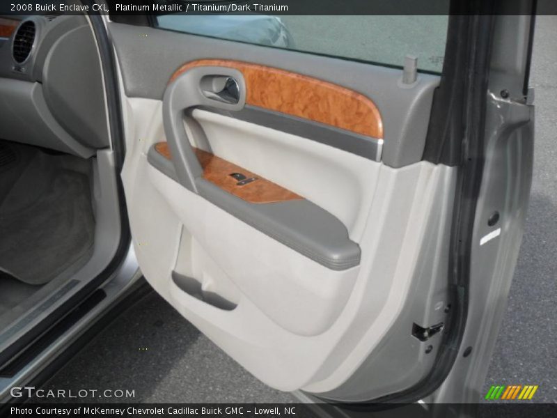 Platinum Metallic / Titanium/Dark Titanium 2008 Buick Enclave CXL