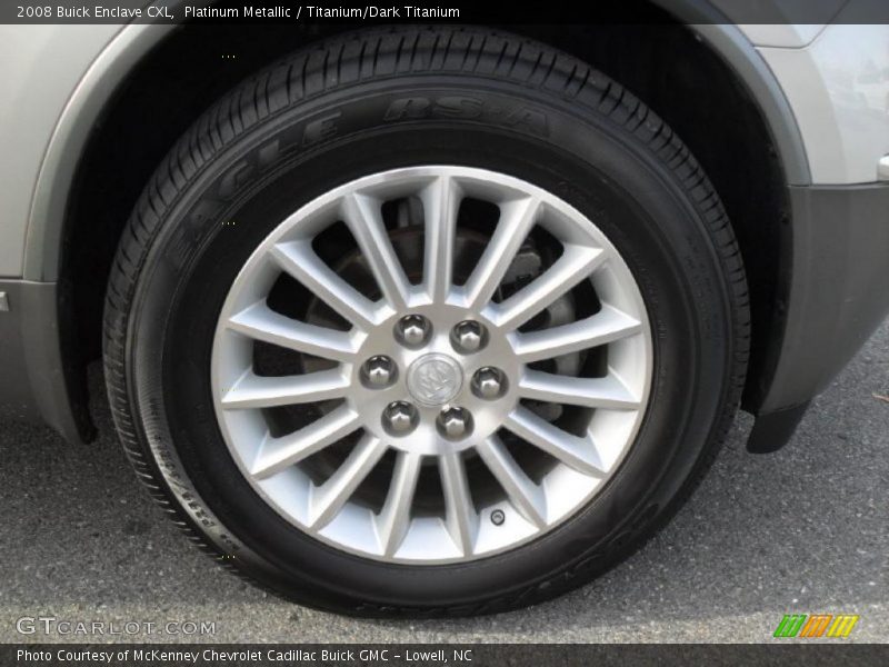 Platinum Metallic / Titanium/Dark Titanium 2008 Buick Enclave CXL
