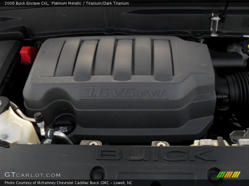 Platinum Metallic / Titanium/Dark Titanium 2008 Buick Enclave CXL