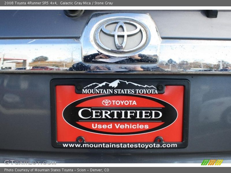 Galactic Gray Mica / Stone Gray 2008 Toyota 4Runner SR5 4x4