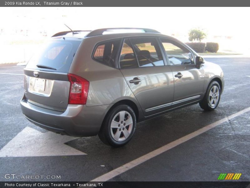 Titanium Gray / Black 2009 Kia Rondo LX