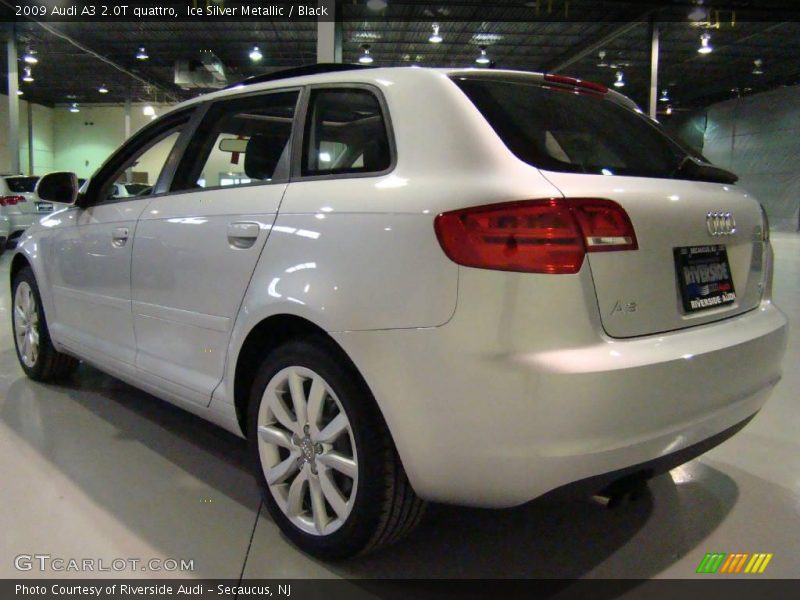 Ice Silver Metallic / Black 2009 Audi A3 2.0T quattro