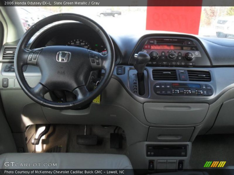 Slate Green Metallic / Gray 2006 Honda Odyssey EX-L